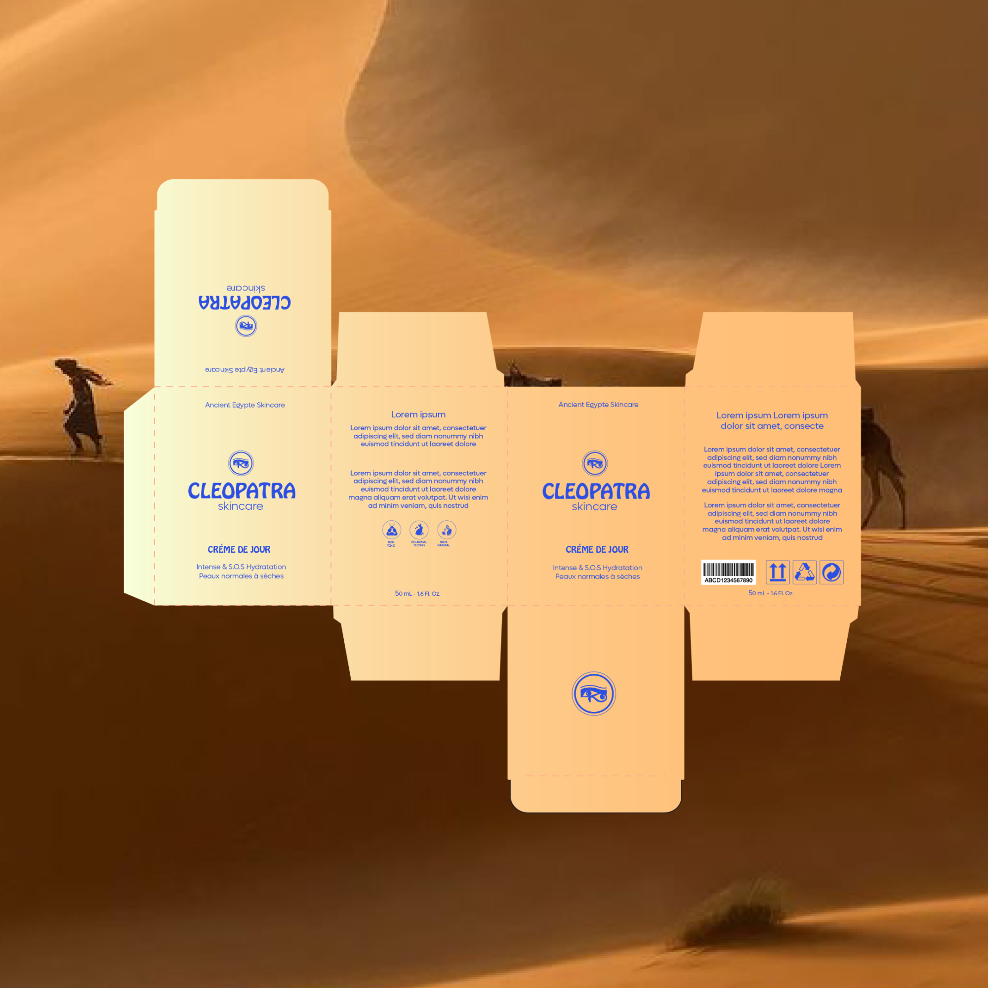 Packaging produit - Marque CLEOPATRA SKINCARE