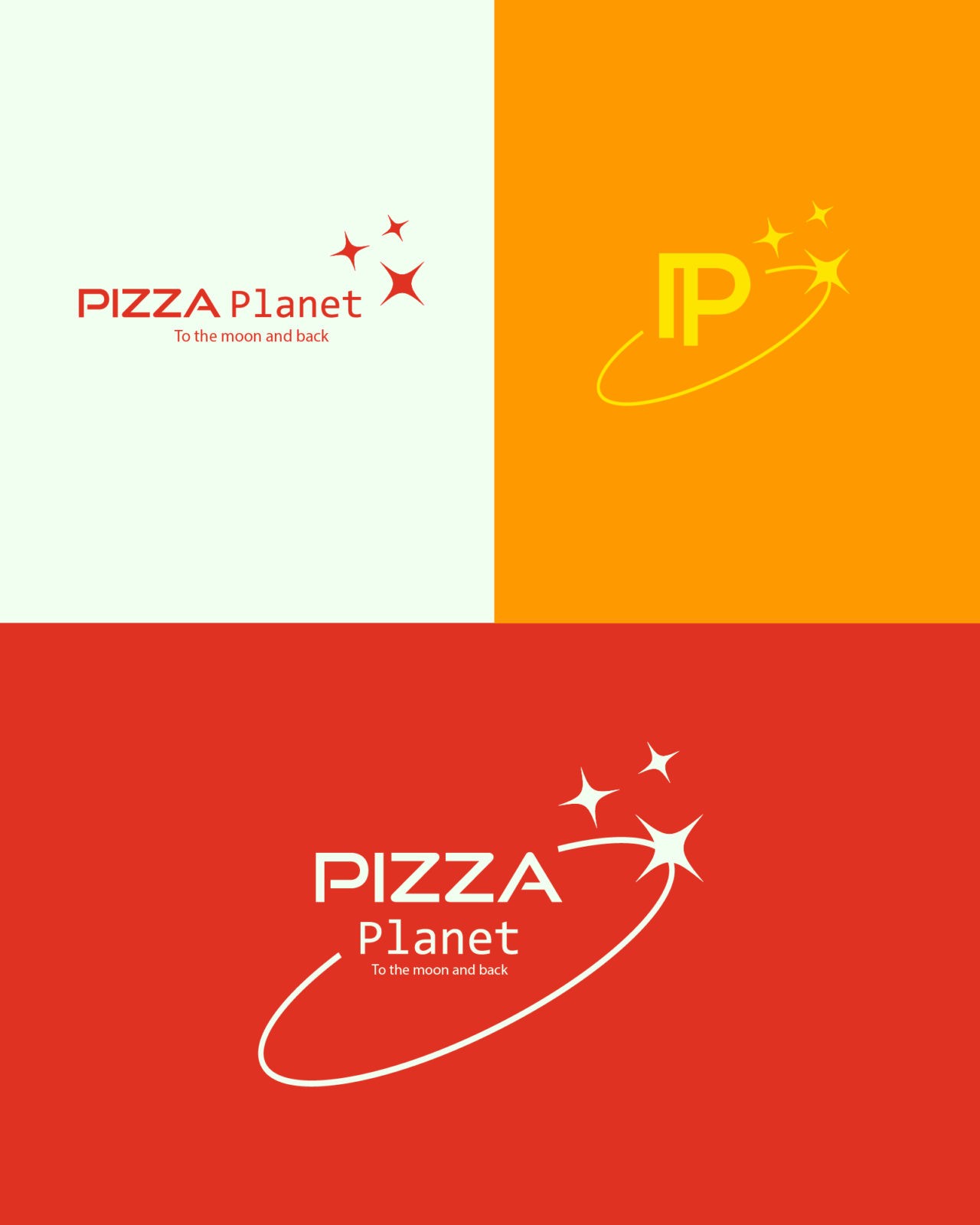 Pizza Planet_déclinaisons de logo